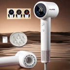 Breeze Hair Dryer Professional IONIC High Speed Ionic Hair Dryer | 1600W Ultra-Fast Drying | 500 Million Negative Ions | Low Noise | 160000 RPM | Compact Blow Dryer with Magnetic Diffuser for Faster Drying All Hair Types